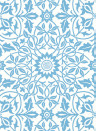 Morris & Co Papier peint Simply St James Ceiling - China Blue