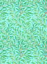 Morris & Co Wallpaper Willow Bough - Sky/ Leaf Green
