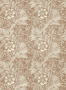Morris & Co Wallpaper Marigold - Chocolate/ Cream
