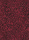 Morris & Co Wallpaper Poppy - Claret