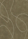 Eijffinger Mural Painted Lines - Olive