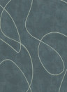 Eijffinger Mural Painted Lines - Indigo