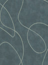 Eijffinger Papier peint panoramique Painted Lines - Indigo