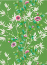 Harlequin Wallpaper Lady Alford - Apple/ Magenta