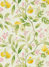 Harlequin Tapete Marie - Fig Leaf/ Honey/ Blossom