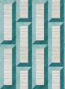 Arte International Tapete Biseau - Turquoise Teal