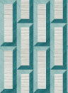 Arte International Papier peint Biseau - Turquoise Teal