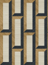 Arte International Tapete Biseau - Bronze Black