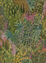 Cole & Son Papier peint Cascade - Leaf Green