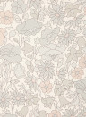 Liberty Wallpaper Poppy Meadowfield - Pewter
