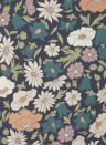 Liberty Wallpaper Poppy Meadowfield - Pewter Blue