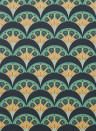 Liberty Tapete Deco Scallop - Jade