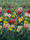 Designers Guild Papier peint Tapestry Flower - Vintage Green