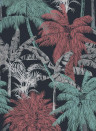 Coordonne Papier peint Palms - Coral