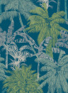 Coordonne Wallpaper Palms - Turquesa