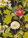 Clarke & Clarke Wallpaper Passiflora - Noir