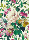 Clarke & Clarke Wallpaper Bloom - Fuchsia