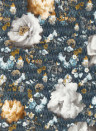 Clarke & Clarke Tapete Camile - Midnight/ Gold