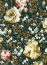 Clarke & Clarke Tapete Camile - Teal/ Spice