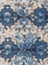 Clarke & Clarke Wallpaper Aqueous - Midnight/ Spice