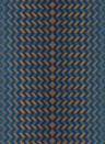 Clarke & Clarke Wallpaper Fragment - Midnight/ Copper
