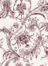 Coordonne Wallpaper Mithology - Wine