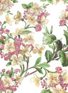 Coordonne Papier peint Flowery - White