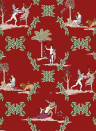 Coordonne Wallpaper Neo-Bucolic - Red