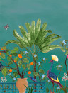 Coordonne Mural Neo-Tea Garden - Green