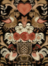 Mindthegap Wallpaper Goldene Henne - WP20687
