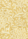 Nina Campbell Wallpaper Foret - Ochre