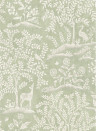 Nina Campbell Wallpaper Foret - Eucalyptus