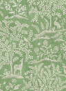 Nina Campbell Wallpaper Foret - Emerald