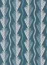 Nina Campbell Wallpaper Meridor - Indigo Blue