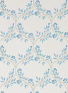 Nina Campbell Wallpaper Arber - Blue