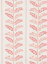 Nina Campbell Wallpaper Plumier - Coral Red
