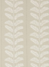 Nina Campbell Wallpaper Plumier - Stone/ Ivory