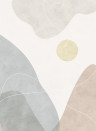 Rebel Walls Wandbild Terrain - Pastel
