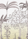 Isidore Leroy Papier peint panoramique Jardin des Oiseaux Safran - Panel A