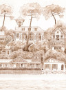 Isidore Leroy Mural Front de Mer Sepia - Panel B