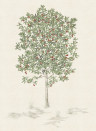 Isidore Leroy Mural Arbustes Naturel - Arbousier