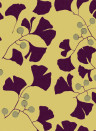 Coordonne Wallpaper Furoshiki - Mustard