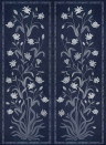 Coordonne Mural Daffodil - Navy