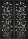 Coordonne Mural Daffodil - Black
