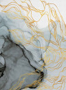 Coordonne Mural Aurora Borealis - Metallic