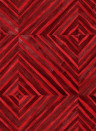 Coordonne Wallpaper Kaleido Bamboo - Scarlet