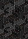 Coordonne Wallpaper Hexagon - Coal