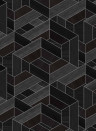 Coordonne Wallpaper Hexagon - Coal