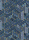 Coordonne Wallpaper Hexagon - Ocean