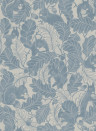 Långelid / von Brömssen Wallpaper Oak Tree Tails - Washed Denim